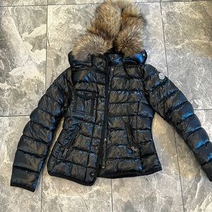 Moncler coat used size 2 black